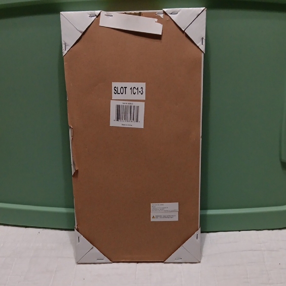 Floral Wall Art in Wooden Frame - Picture 2 of 2